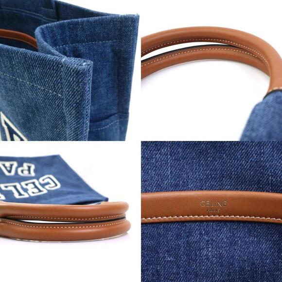 CELINE Blue Leather Shoulder Bag - Picture 4 of 5